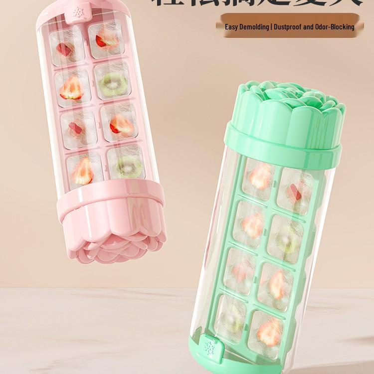 Creative Summer Ice Cube Tray – Easy Release, Food-Grade, Double-Layer Mold
