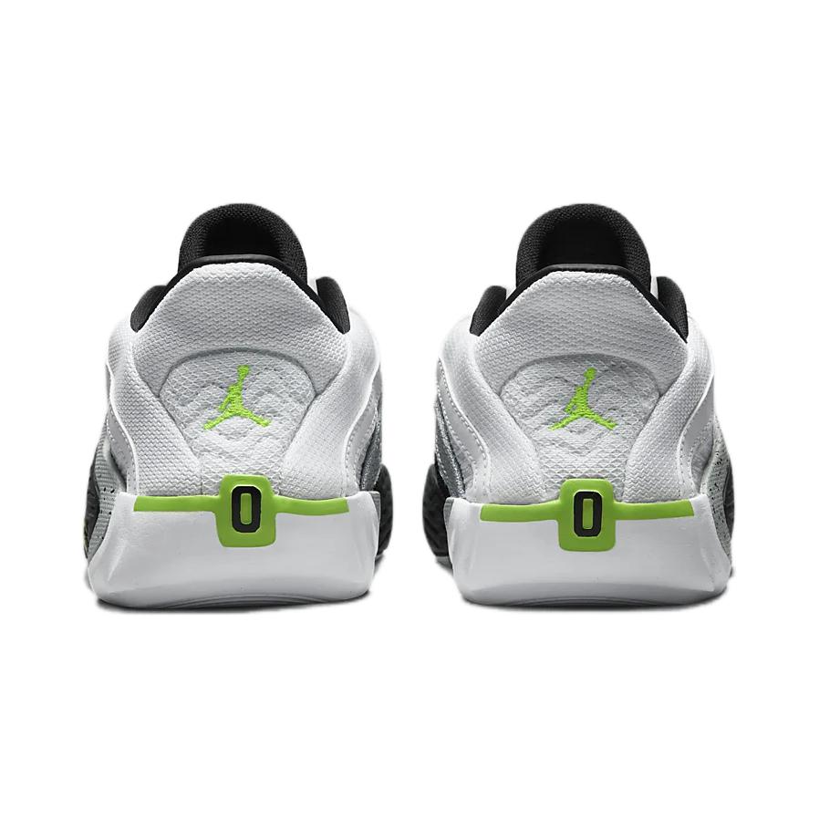 Air Jordan Tatum 2 PS Neon White Black Wolf Grey Electric Green Kids' Basketball Shoes FJ6460-100