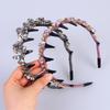 Stylish Rhinestone Hair Hoop Crystal Non Slip with Teeth for Women’s Daily Hair Fashion