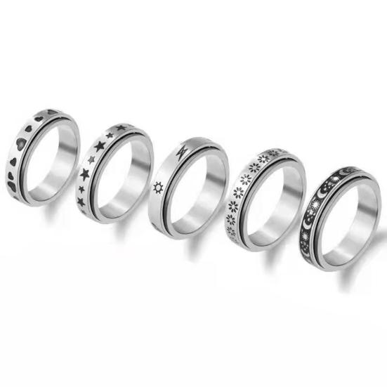 Prsteny Fidget Band Atraktivní antikorozní jemné zpracování