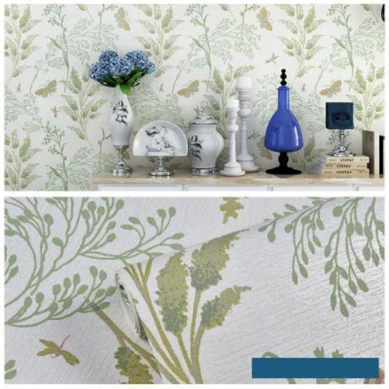 

Ретро нетканые обои самоклеящиеся трехмерные для спальни гостиной общежития ТВ фона стены самоклеящиеся 0.53X3 m