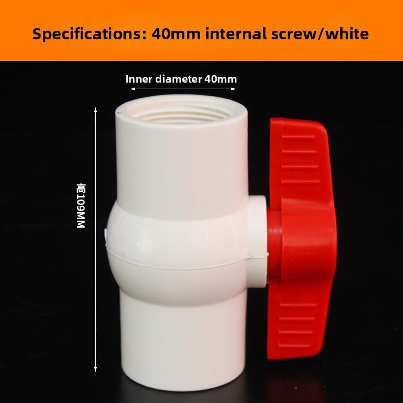 20~50mm Rura PVC Trójnik Kolanko Złączka Krzyżak Złącze Rury Wodnej do Nawadniania Ogrodu Akwarium Zawór Kulowy do Kontroli Wody