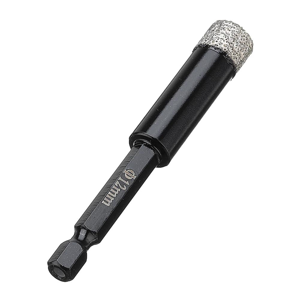 6mm Vaccum Brazed Dia-mond Dry Drill Bit Porcelain Granite Tile For Glass Marble Ceramic Hard Plastic Drilling Power Tools Parts
