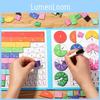 Magnetic Dinosaur Elementary Fraction Chart For Kids Visual Development Learning