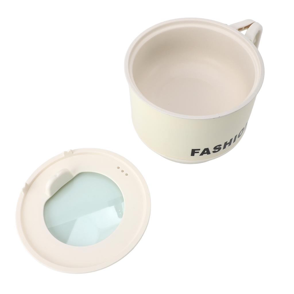 Elektrischer Hot Pot 450W 1,8L Klappgriff Gleichmäßige Erwärmung Vielseitig Tragbar Elektrischer Schnellkocher für Nudeln