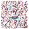 35pcs-50pcs Cute Unicorn Stickers Colorful Fantasy Graffiti Decals DIY Stickers For DIY Phone Laptop Scrapbook Bike Laptop