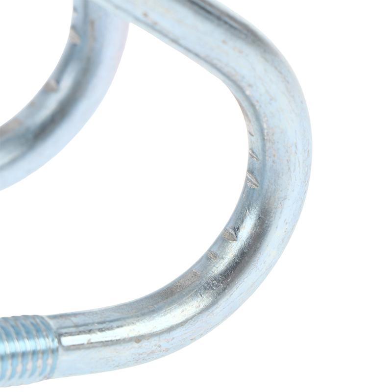 2Pcs U Bolt 20 25 32 M8 Galvanized Double U-Cross Tube Pipe Clamp Screw Steel Connector Scaffolding Fixing Cross Clamp