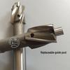 High-Speed Steel Flat-Bottom Countersink Drill with Replaceable Bit and Taper Shank Guide Pin