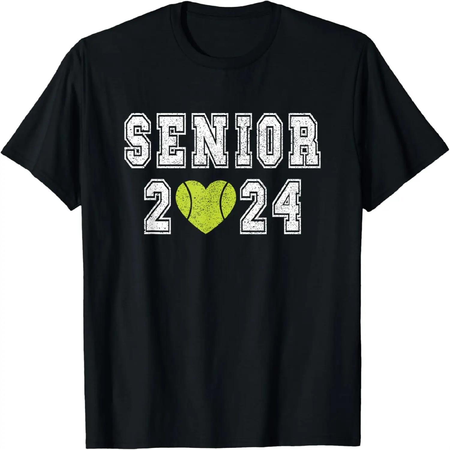 

Retro Tennis Player Class of 2024 Senior T-Shirt XXXXXL різнокольоровий