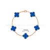 New Arrival Four-leaf Clover Bracelet Natural Mother-of-pearl Agate Accessible Luxury Women's Bracelet