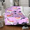 1pc Halloween Dogs Print Blanket   Lightweight Flannel Throw Blanket For Sofa, Bed, Living Room, Office, Outdoor Travel, Camping