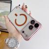 Plating Clear Half Pack Case For Magsafe For iPhone 17 14 13 15 16 Pro Max Plus Air Glass Lens Ultra Thin Frameless Cover