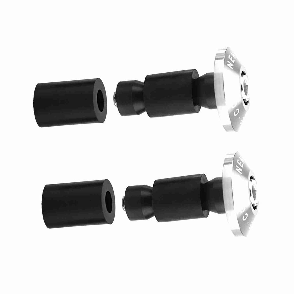 22mm 7/8inch Motorcycle Handlebar End Slider Plug for Racing ATV Offroad Black