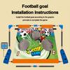 Scoring Electronic Soccer Game Set For Kids Moving Soccer Goal Toss Target Game Indoor Outdoor With Balls Birthday Gifts For Boy