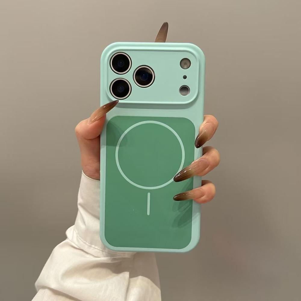 Original Liquid Silicone Pure Color Phone Case For iPhone 17 Pro Max 17Pro 17 Air For Magsafe Magnetic Wireless Charging Cover