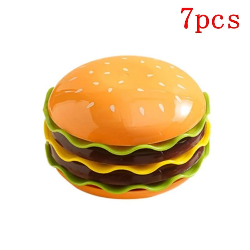 Niedliche Snack-Hamburger-Schalen Keramik Mini-Dippschale Obstsalatschale Back-Dim-Sum-Platte Küchen Dekoration Heim Zubehör