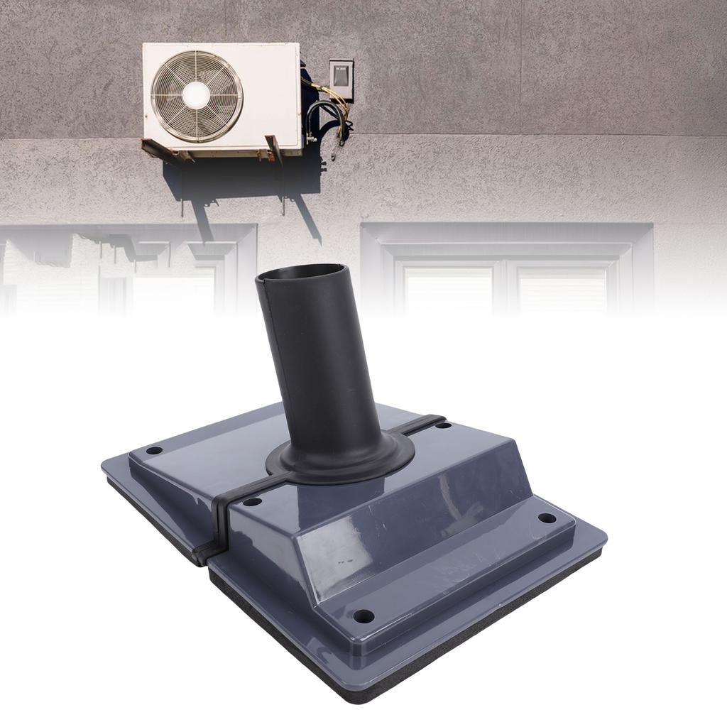 Line Set Outlet Wall System Grey ABS Rubber Easy Install Wall Penetration Line Set Cover Kit for Conditioner System