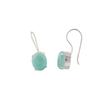 Natural Amazonite Gemstone 925 Sterling Silver Handmade Dangle Earrings 1.05" EE-173-28