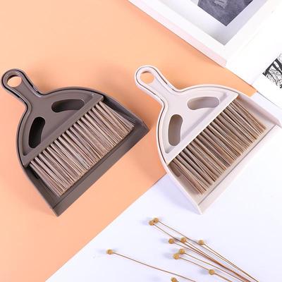 Compact Desktop Cleaning Set: Mini Broom and Dustpan for Keyboard and Home Use