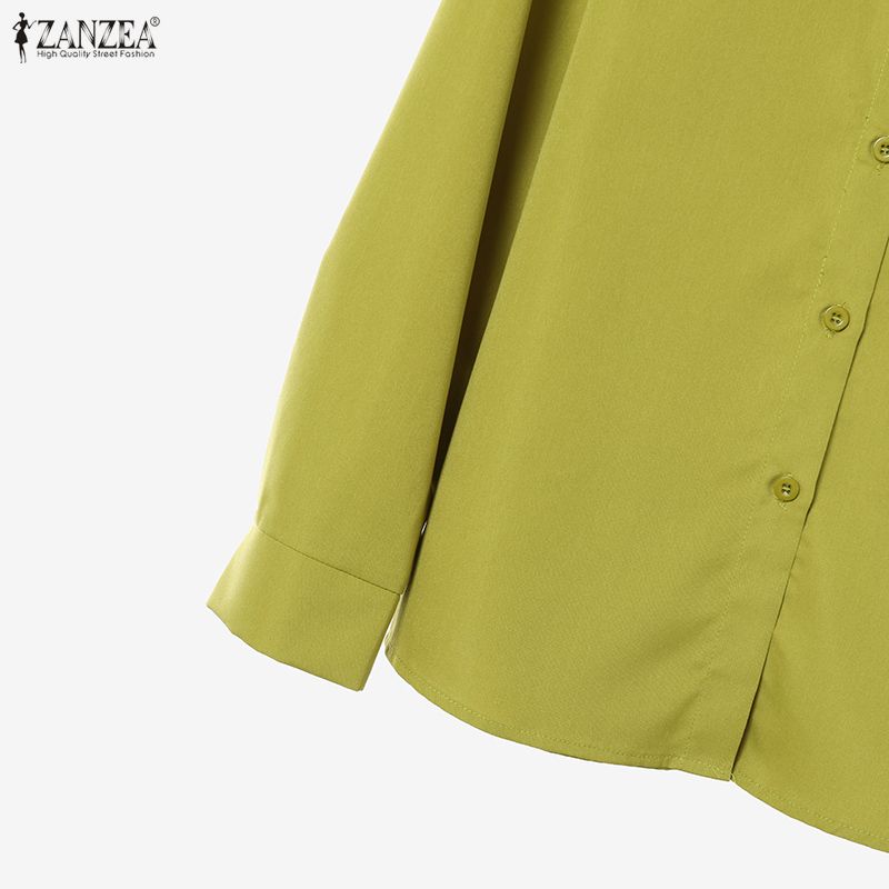 ZANZEA Women 3/4 Sleeve Blouse and Shorts Summer Two Piece Suit Sets