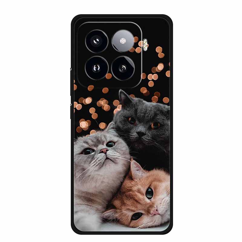 For Xiaomi 15 Pro Case Luxury TPU Soft Silicone Back Cover Phone Cases for Xiaomi 15 5G Protective New Lovely Cute Bumper Coque