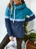 Sweat à capuche décontracté pour femme style européen-américain Automne/Hiver 2024