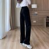 Autumn and Winter 2024 Wide-leg Pants Women's New Loose High-waisted Straight Corduroy Long Pants Plus Size Casual Fashion Solid Color Trousers 2027