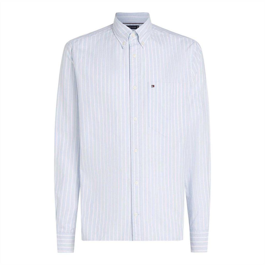 Tommy Hilfiger Mens Striped Oxford Shirt