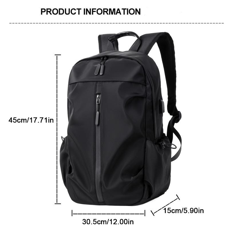 Men's And Women's Waterproof Student Backpacks, Lightweight Travel Computer Backpacks With Usb, Commuting Leisure Backpacks