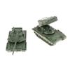 For Boys 1/4Pcs Tos Rocket Artillery Military Fighting  1/144 Plastic 4D Assembled T-90Ms Main Battle Tank Model