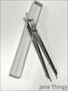 Military Measuring Circus, Metal, with Two Needles for Cartography, Drawing, Tactical Tasks, Survival In Field Conditions