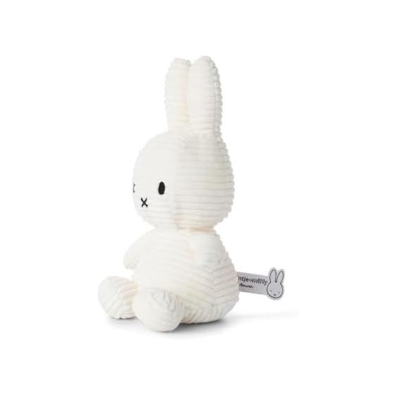 BON TON TOYS Miffy de pana 23 cm blanco