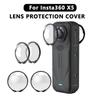 For Insta360 X5 PC Lens Protector Cover Optical Glass Camera Lens Dust Proof Cap Scratch-resistant HD PC Lens Accessories