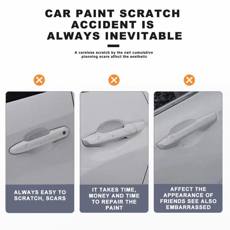 Car Body Anti-Collision Protection Strip Auto Door Handle Bowl Anti-Scratch Sticker for Toyota TRD GR Camry Corolla Crown Auris C-HR