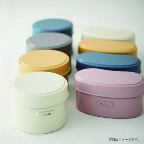 Takenaka HANGO LUNCH Lunch Box, Round, Microwave-Safe, Pink, Top Container 280ml, Bottom Container 320ml, T-96439
