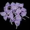 10pcs/lot Mini Cute Mesh Polka Dot Pearl Bow For Jewelry Making DIY Wedding Party Hair Clip Headband Clothing Crafts Decoration