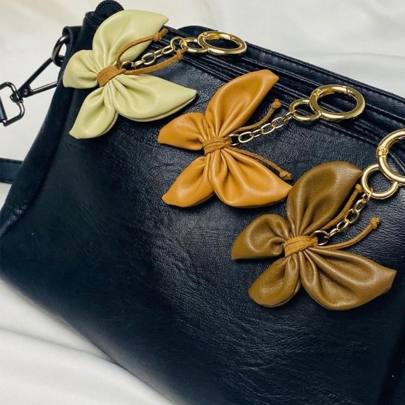 Stylish Butterfly Pendant Keyring Lovely Phonechain Key Chain Decoration Jewelry