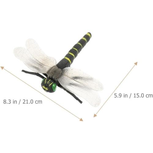 5 Simulationslibellen, Realistische Libellenfiguren, Realistische Libellenspielzeuge, Libellenzubehör, PVC-Libellenmodelle, Mini-Libellenfigur Ar