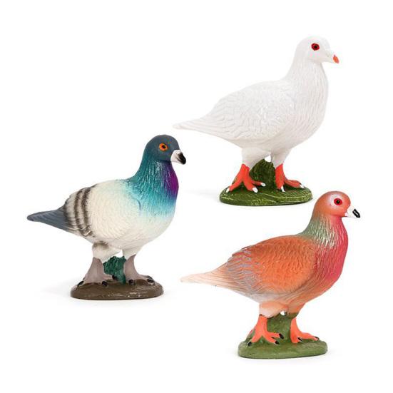 Figurine Porumbel Imprimate cu Simulare Înaltă Iubire Pace Model Porumbel Statuie Animal Recuzită Fotografie