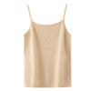 Le Kasha Women's Pure Cashmere Soft Sleeveless Camisole with Double Straps - Solid Autumn/Winter Wear