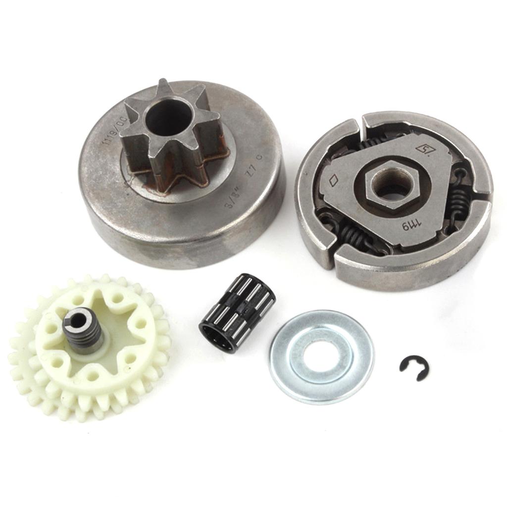 Clutch Sprocket for Rim Drum Washer Bearing Kit For 038 MS380 MS381 Chains