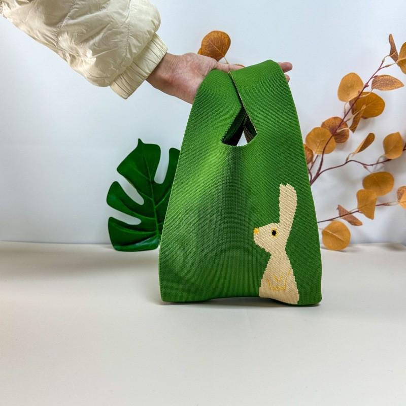 Damen Dick Gestrickte Gewebte Tragetasche - Geschenk- & Souvenir-Handtasche