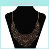 Retro Gothic Alloy Necklace With Electroplated Geometric Design For Womens Fashion Accessories