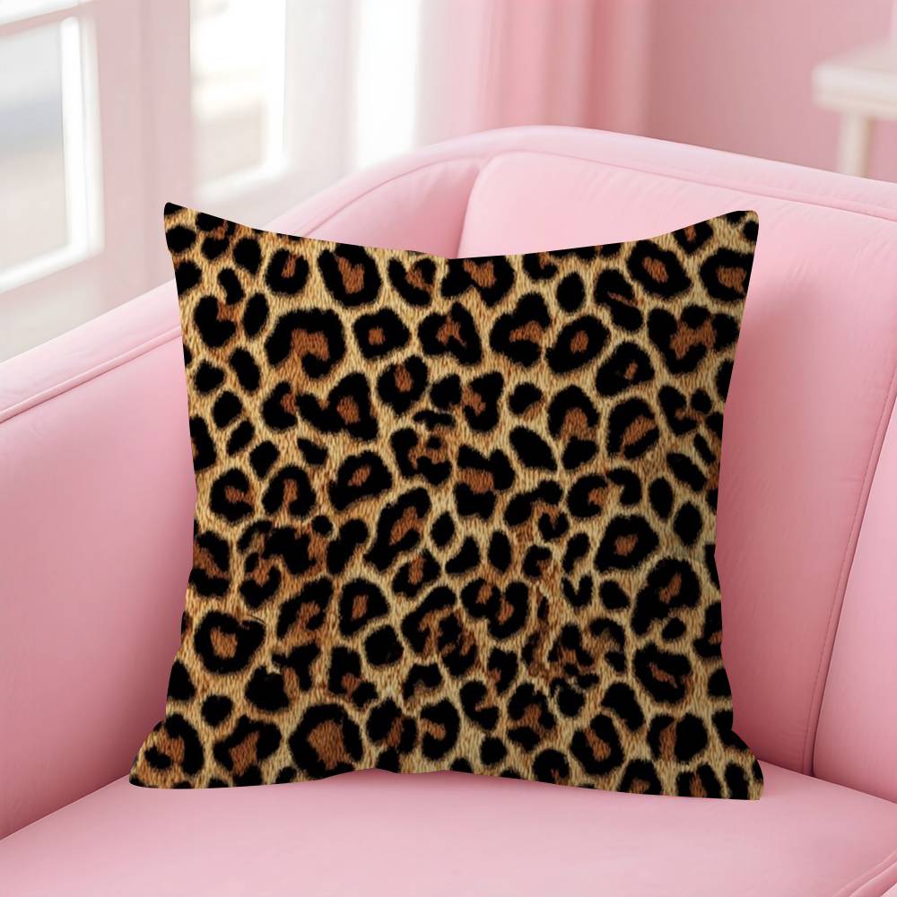 Fashion Leopard Personalized Pillow Dust Cover Bedroom Kids Party Decoration Pillowcase Birthday Children Gift