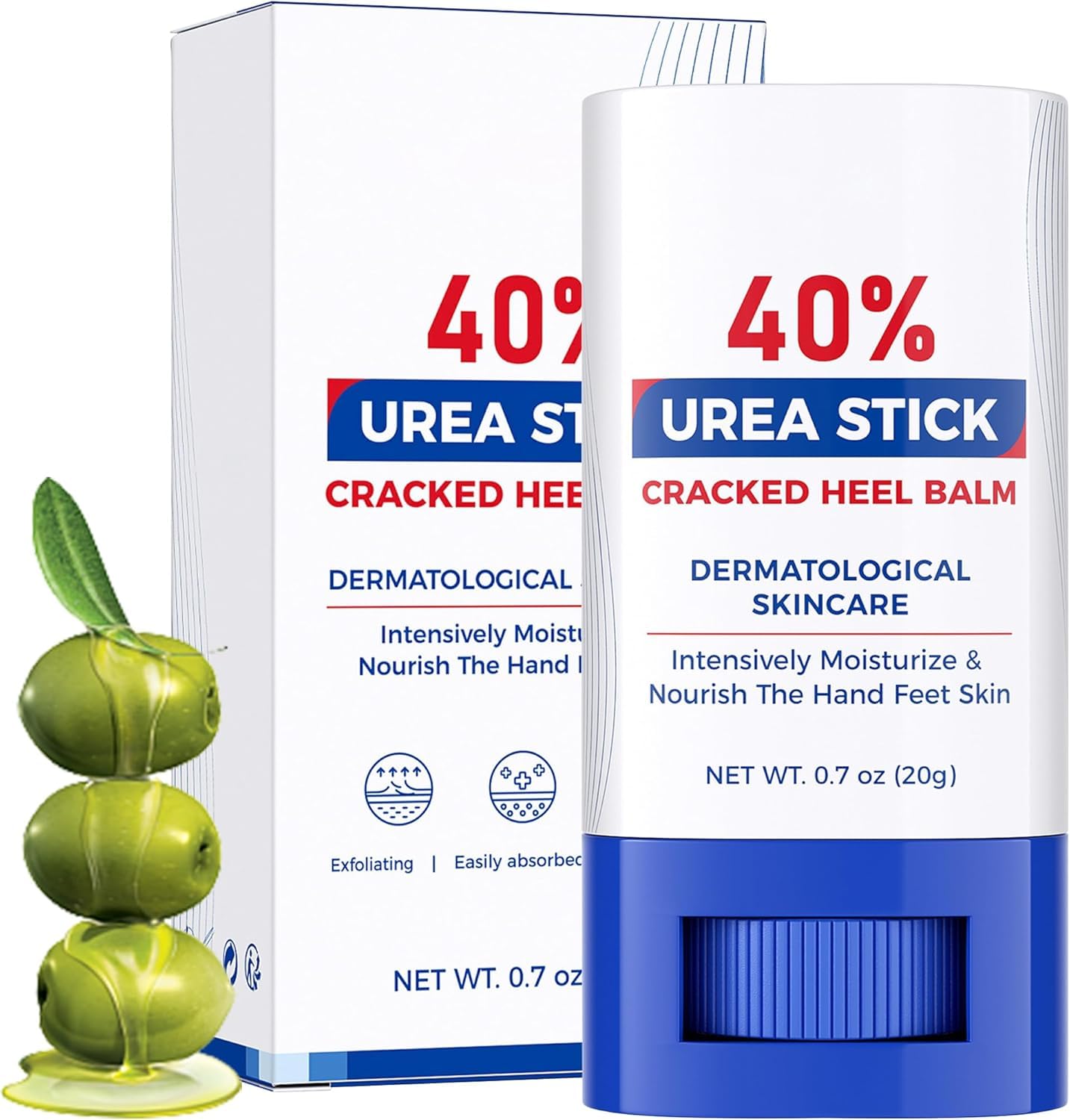 SHAQINUO Urea Cream Hand and Foot Cream for Cracked Hands and Urea Foot Soothes Rough Penetrating Heels 40%, Hydration, Feet, Lotion, Moisturizing,