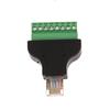 Computer Related Connection And Connectors Rj45 Female To Screw Terminal 8 Pin Connector Ethernet Cable Extender Adapter