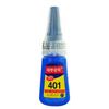 Korean Style 401 Strong Bonding Super Glue, Low Whitening, Oil-Based, 20g - Ideal for Iron Shoe Repairs, Metal, Plastic, and Ornament Use.