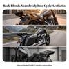 Motorcycle Luggage Rack with Support Arms Versatile Rear Cargo Carrier Bolt-On