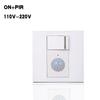 New 110- 220v 86 Wall Smart Home Led Infrared Control Energy-saving Delay Lights Lamps Motion Sensor Light Switch