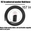 Windshield Washer Hose Kit, 4 Meter Wash Fluid Tubing With 12 Pcs Hose Connectors, Compatible With Most Car Water Nozzles Tallation, Universal Auto